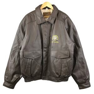North American Hunting Club Life Member Genuine Leather Jacket Size Large